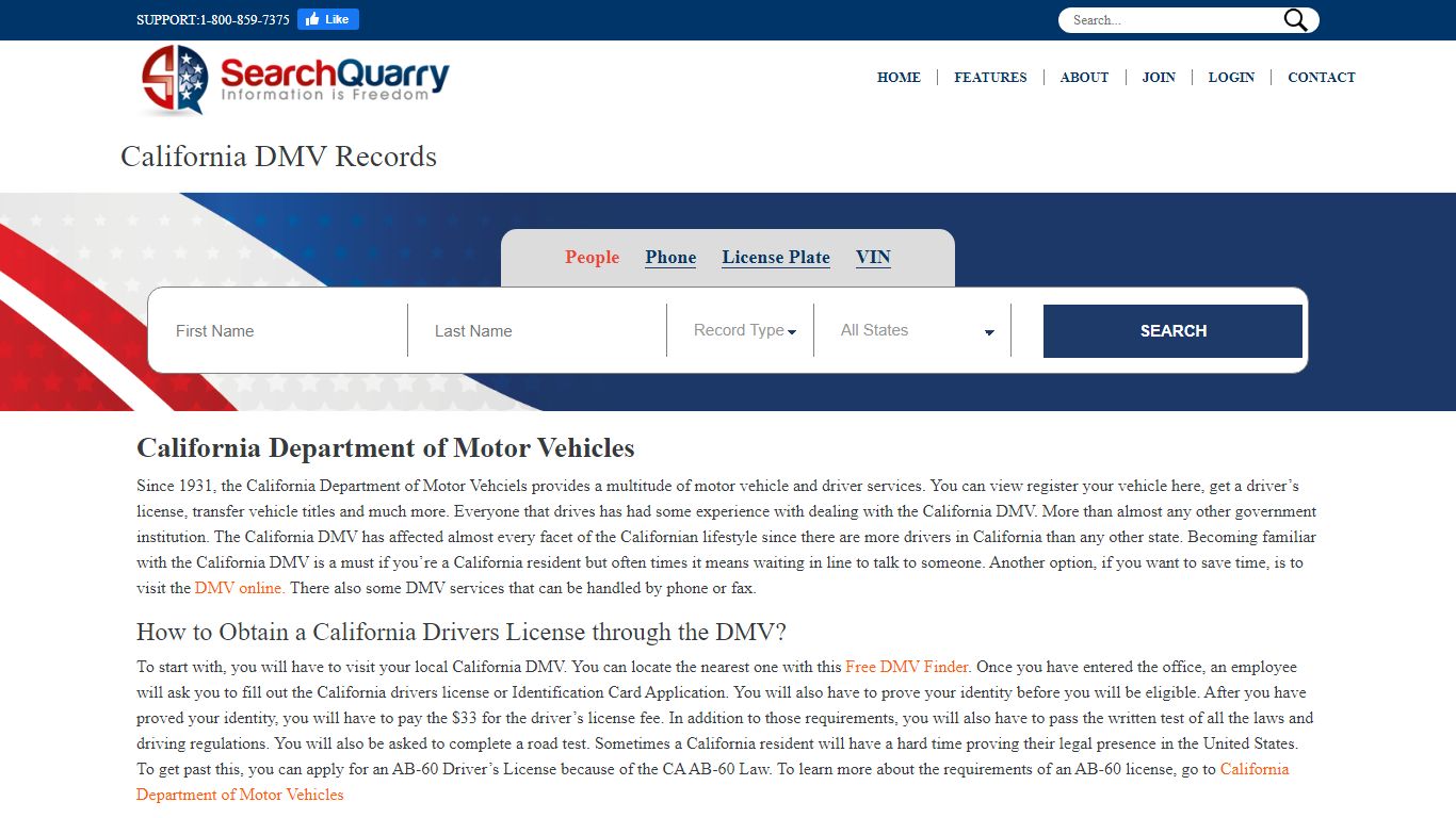 California DMV Records Search | Enter a First and Last Name to Begin